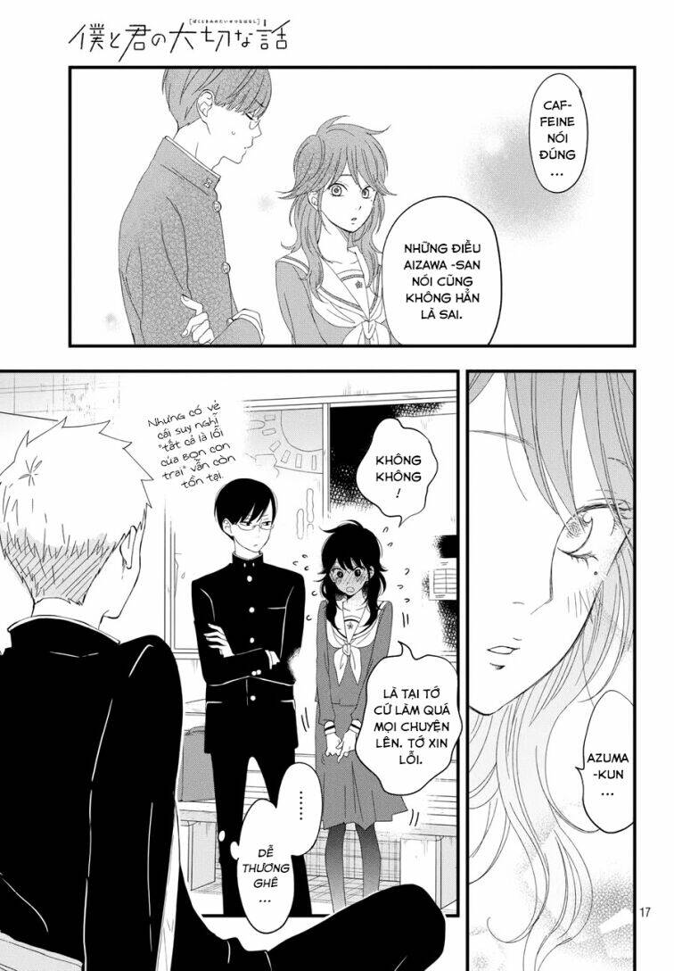 boku to kimi no taisetsu na hanashi chapter 4 - Trang 2