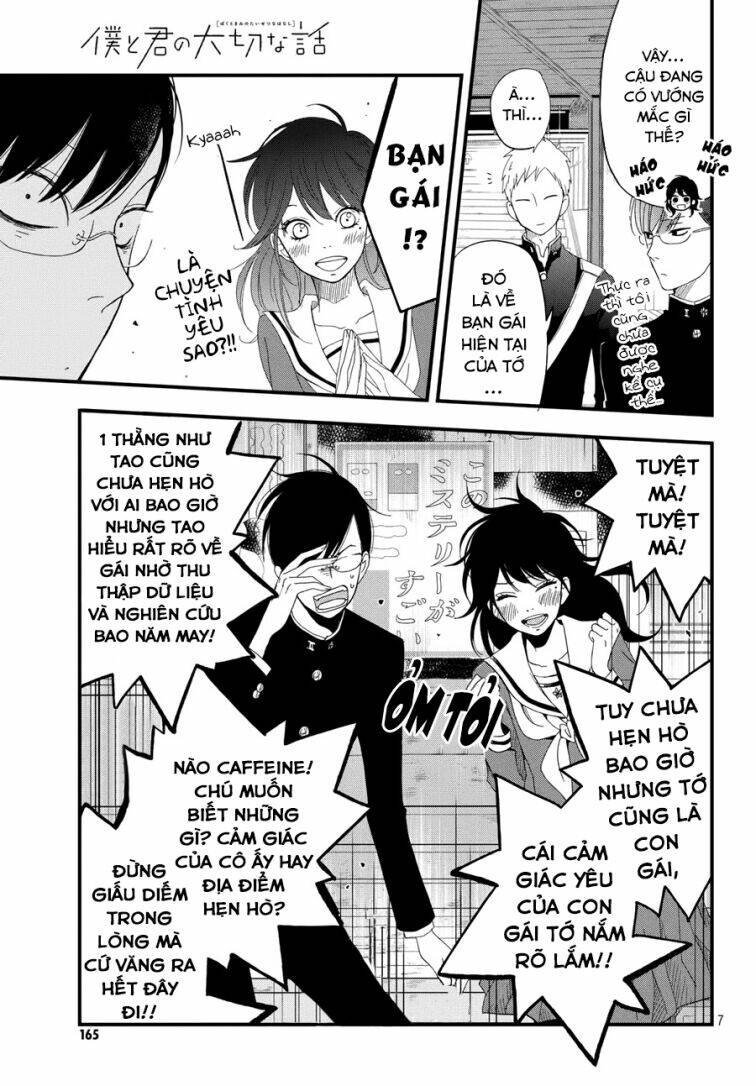 boku to kimi no taisetsu na hanashi chapter 4 - Trang 2