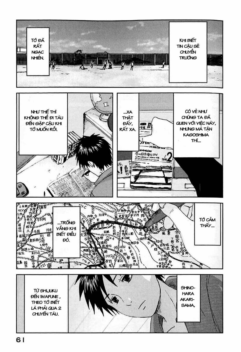 Byousoku 5 Centimeters Chapter 1 - Trang 2