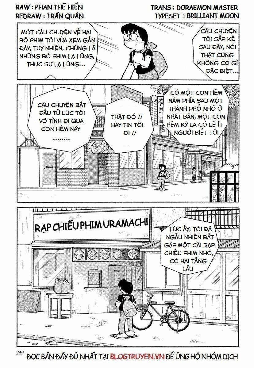 các one-shot của fujiko fujio chapter 21: rạp chiếu phim ẩn mình sau thành phố nhỏ - Next chapter 22: con tàu ark đã đầy