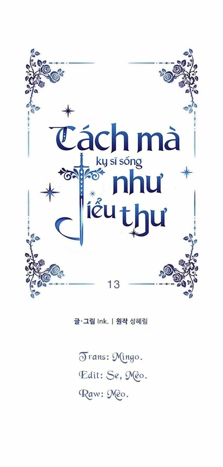 cách mà kỵ sĩ sống như tiểu thư Chapter 13 - Next Chapter 14