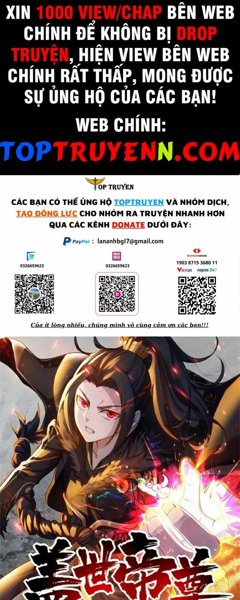 cái thế đế tôn Chapter 321 - Next Chapter 322