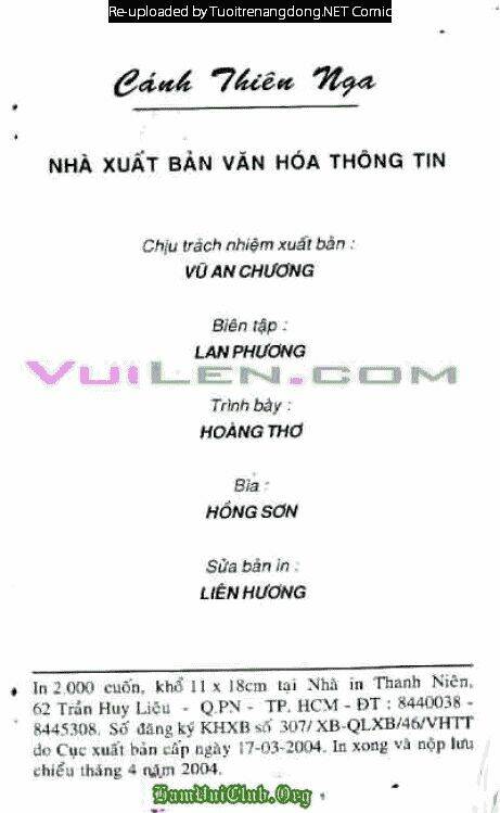 Cánh Thiên Nga Chapter 3 - Next Chapter 4