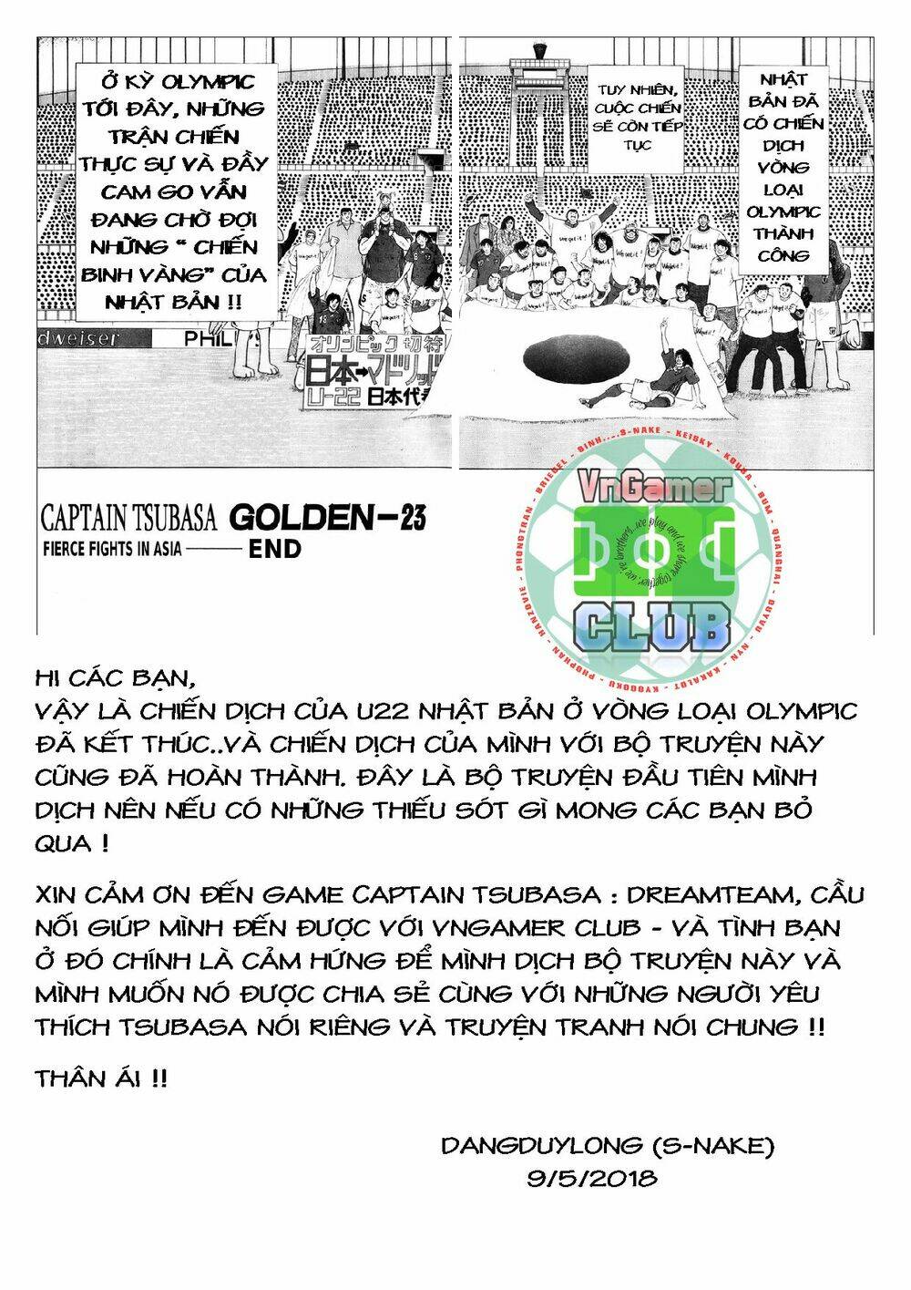 captain tsubasa: golden 23 chương 112 - Next 