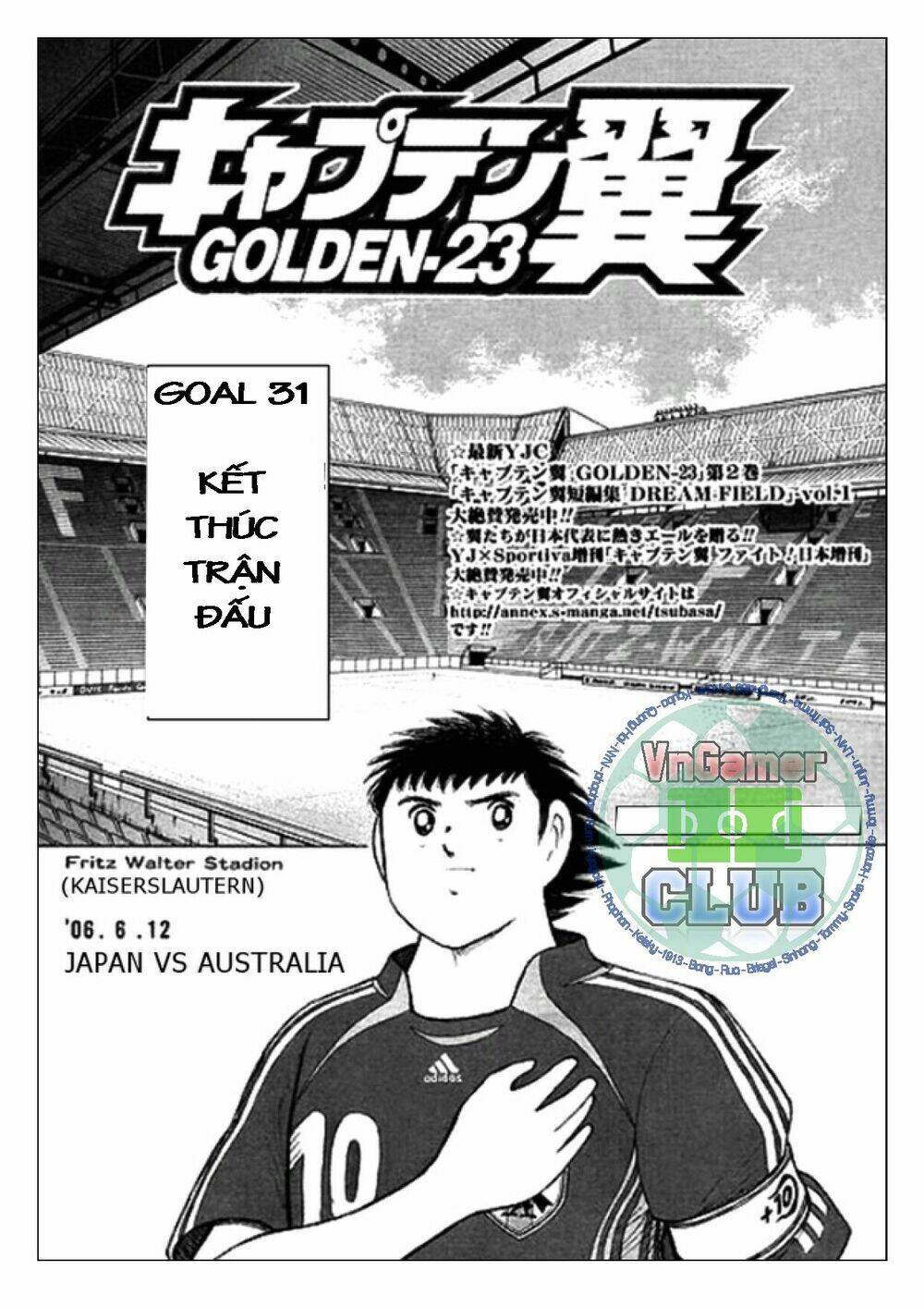 captain tsubasa: golden 23 chương 31 - Next chương 32