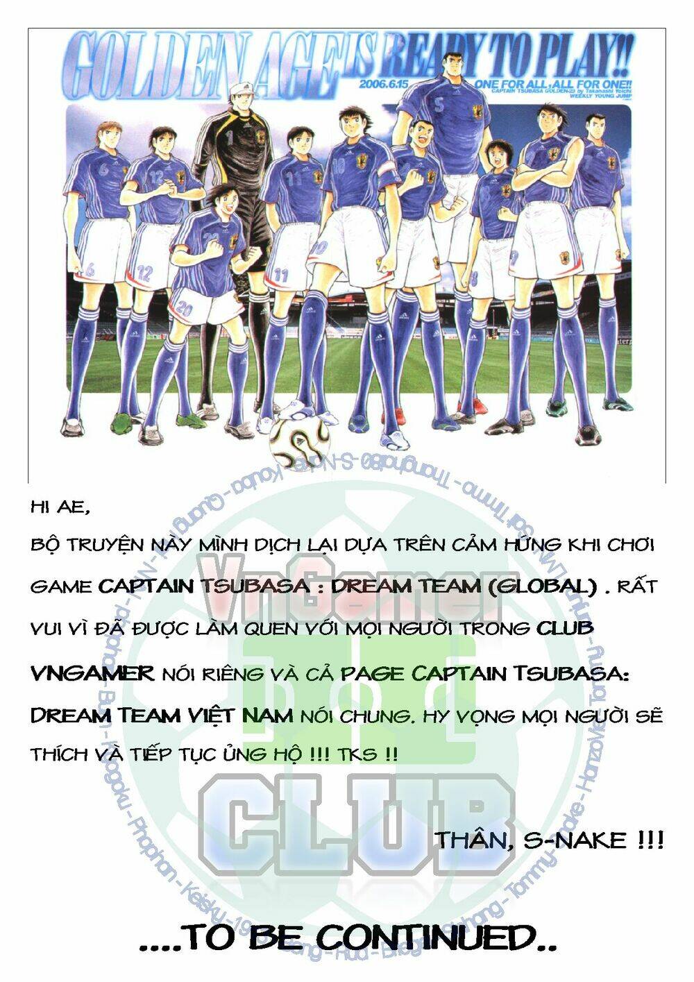 captain tsubasa: golden 23 chương 32 - Next chương 33