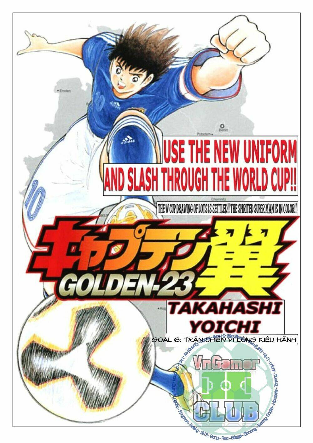 captain tsubasa: golden 23 chương 6 - Next chương 7