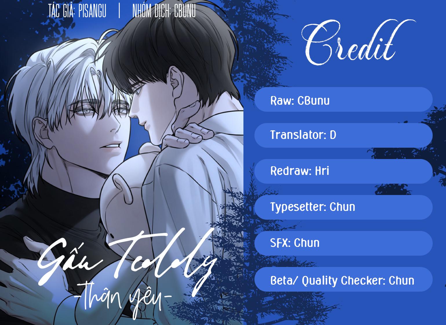 (Cbunu) Gấu Teddy Thân Yêu Chapter 2 - Next Chapter 2