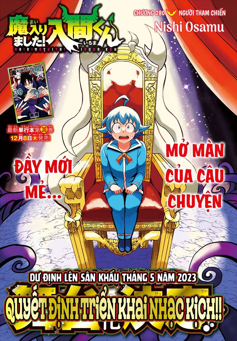 chào mừng cậu đến trường iruma-kun chương 280 - Next chương 281