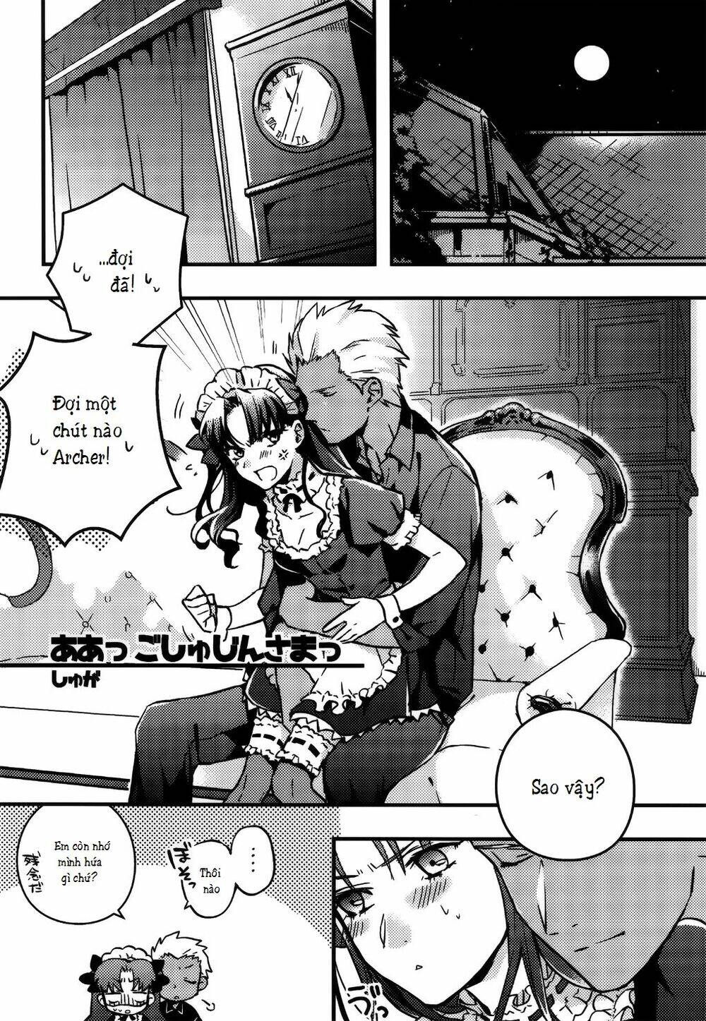 Chén thánh: Đêm Định Mệnh - Doujinshi Archer x Rin Chapter 14 - Trang 2