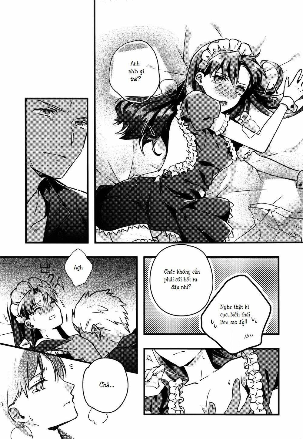 Chén thánh: Đêm Định Mệnh - Doujinshi Archer x Rin Chapter 14 - Trang 2