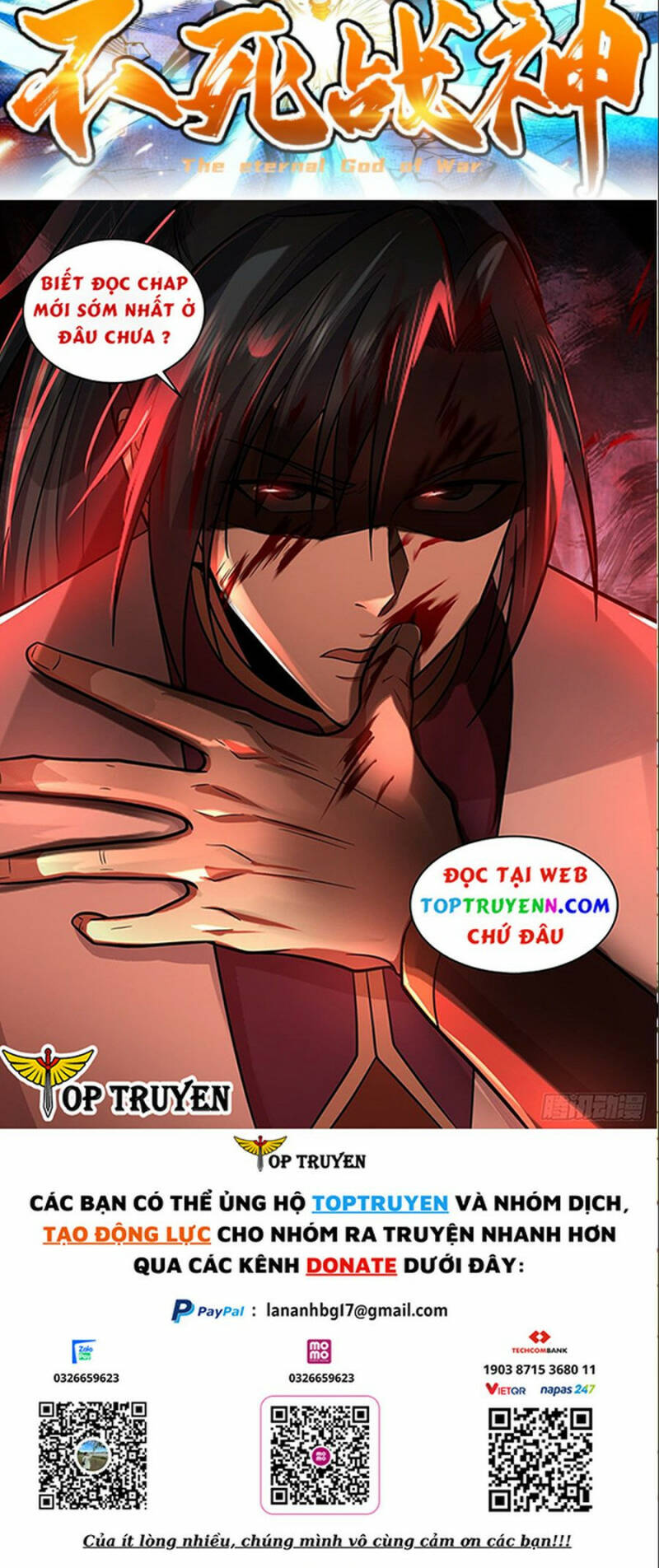 chiến thần bất tử chapter 3 - Trang 2