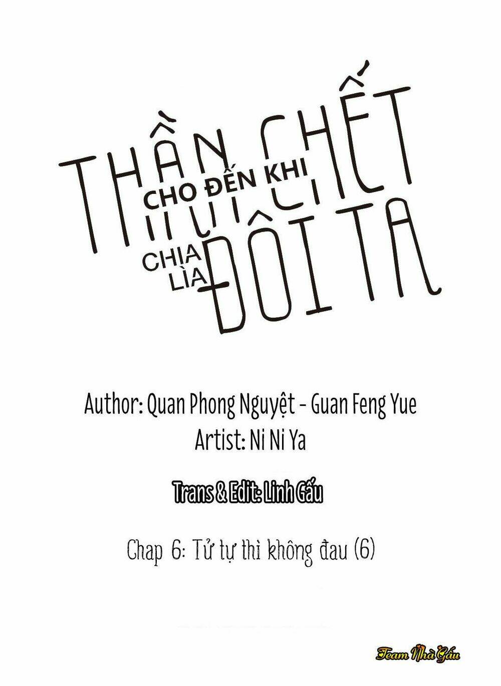 Cho Đến Khi Thần Chết Chia Lìa Đôi Ta Chapter 6 - Next Chapter 7