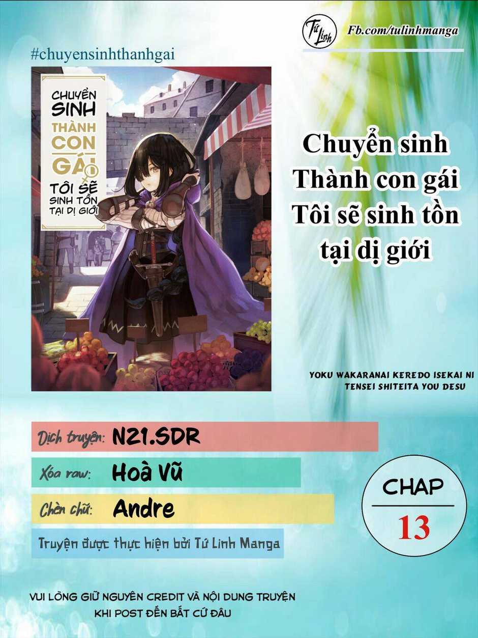 chuyển sinh thành con gái, tôi sẽ sinh tồn tại dị giới chapter 13 - Trang 2