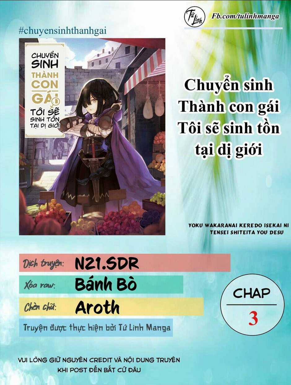 chuyển sinh thành con gái, tôi sẽ sinh tồn tại dị giới chapter 3 - Trang 2