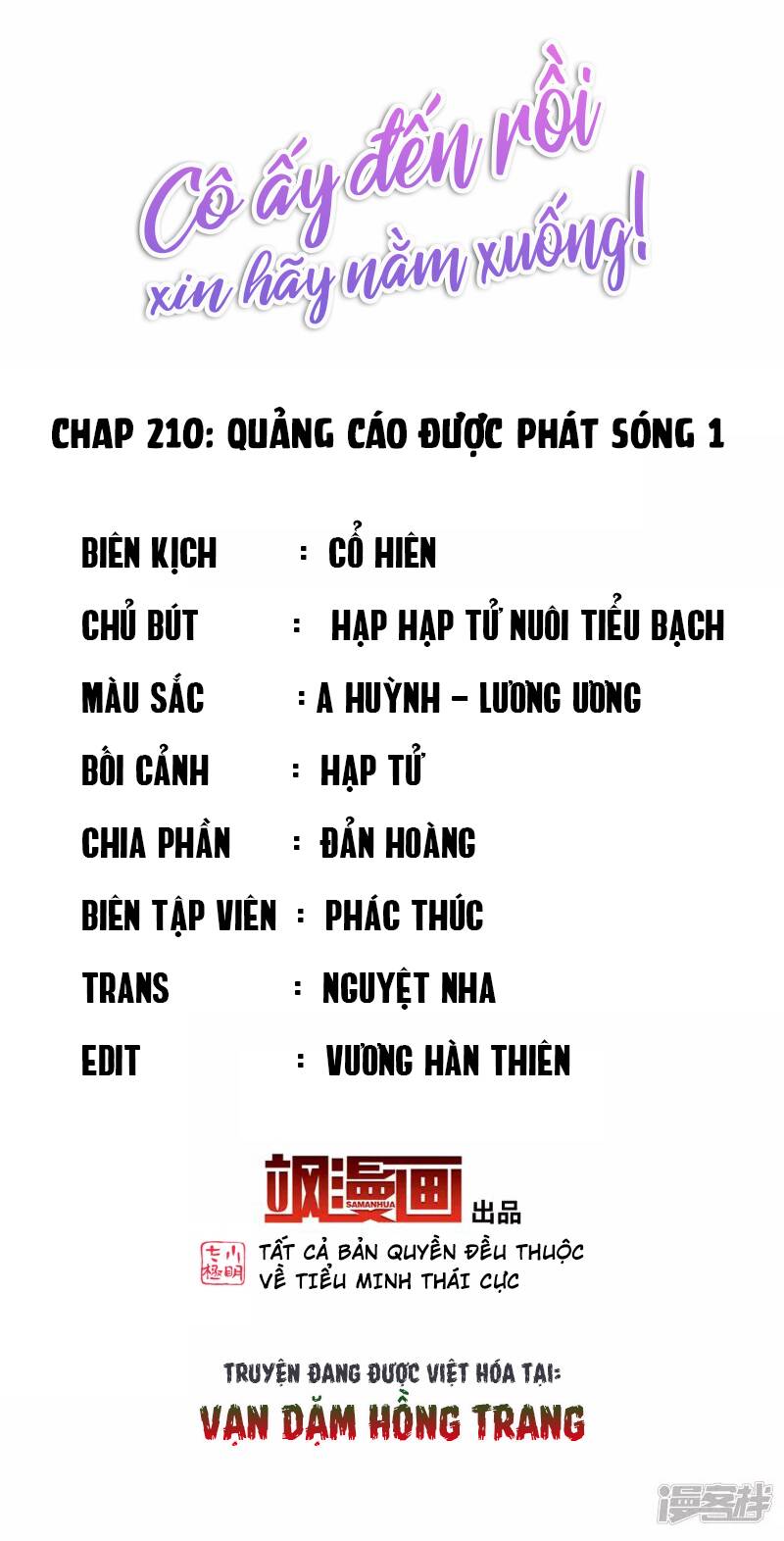 cô ấy đến rồi, xin nằm xuống! chapter 210 - Trang 2