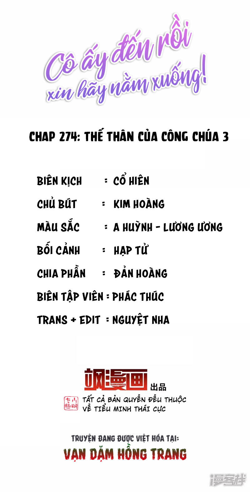 cô ấy đến rồi, xin nằm xuống! chapter 274 - Trang 2