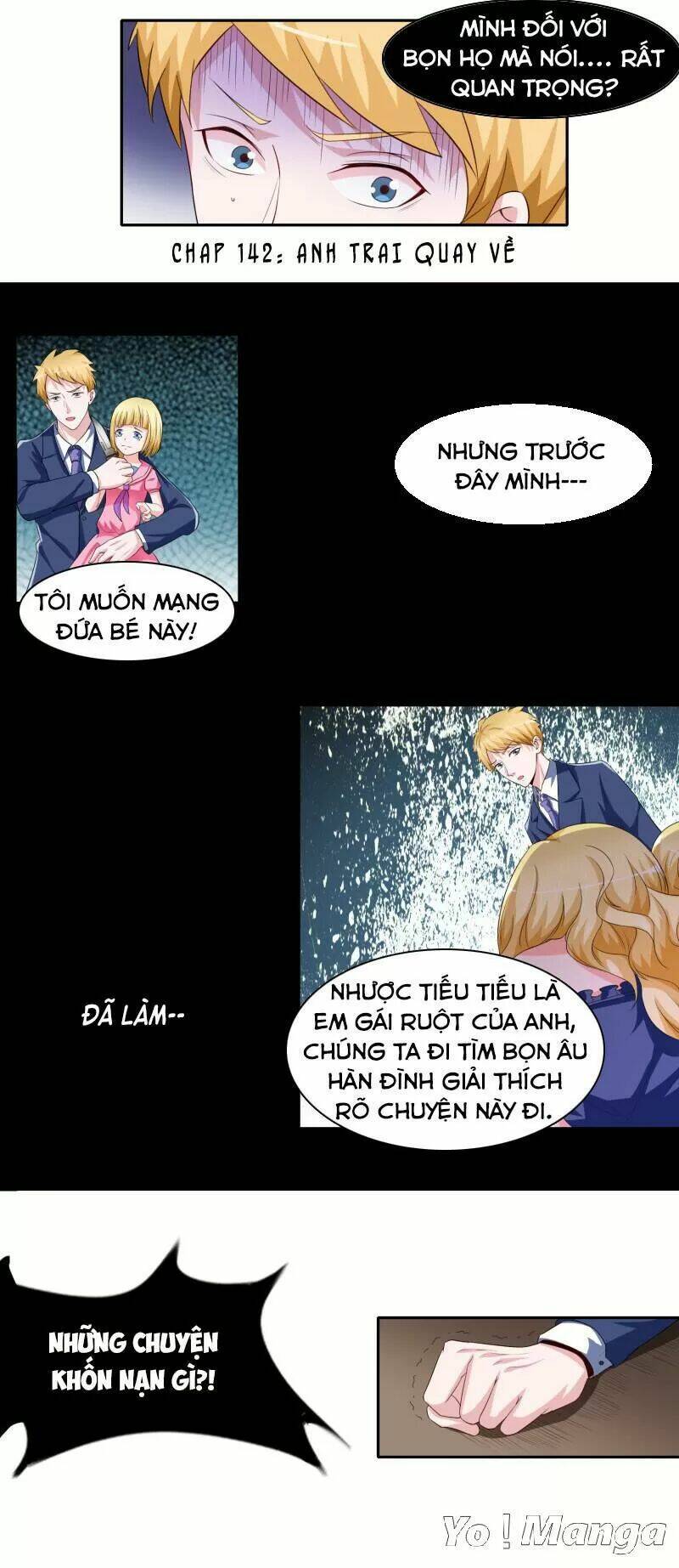 cô dâu gả thay của tổng tài chapter 142: anh trai quay về - Next chapter 143: hôn lễ - hết