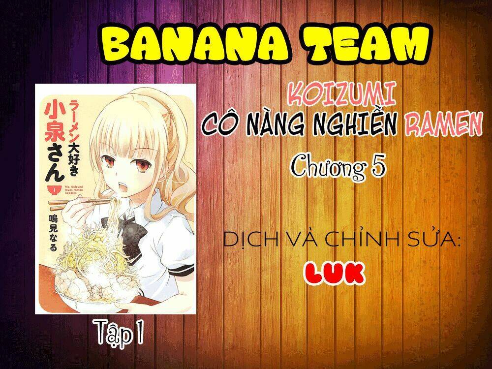 Cô Gái Yêu Ramen Chapter 5 - Trang 2