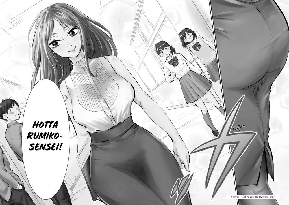 cô luộm thuộm quá đấy, hotta-sensei! chapter 1: rất vui được gặp cô, hotta-sensei - Trang 2