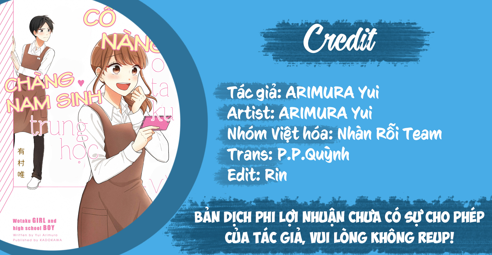 Cô nàng otaku và chàng nam sinh trung học Chapter 10 - Next Chapter 11