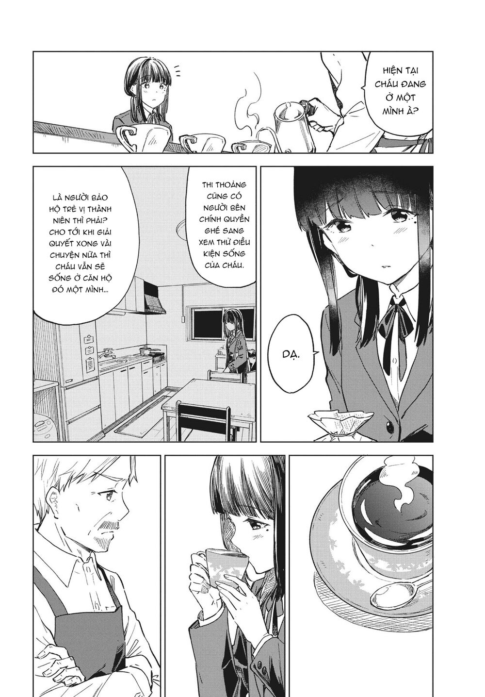 coffee wo shizuka ni chapter 19 - Trang 2