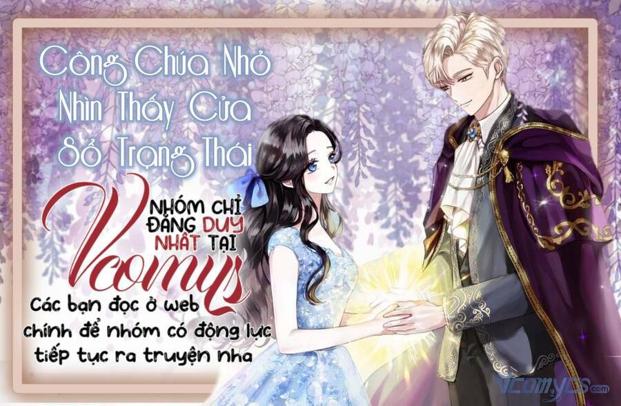 công chúa bé con nhìn vào cửa sổ trạng thái chapter 34 - Trang 2