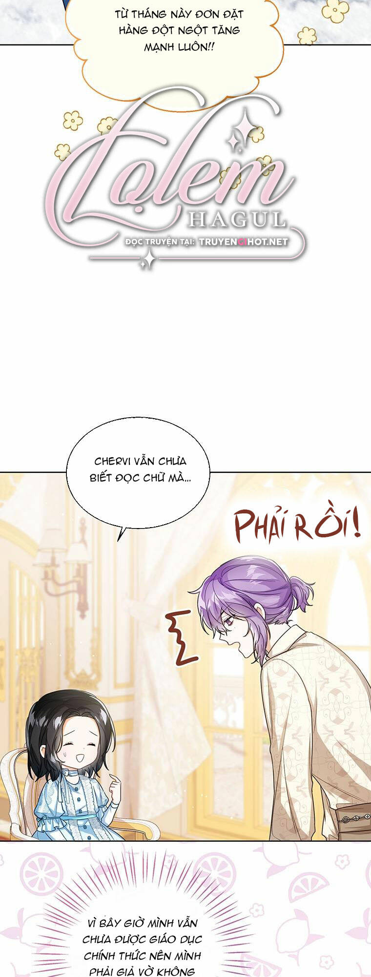 công chúa bé con nhìn vào cửa sổ trạng thái chapter 39 - Next chapter 40