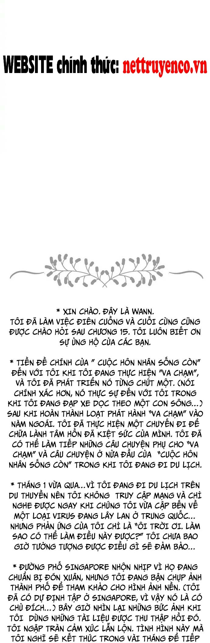 CUỘC HÔN NHÂN SỐNG CÒN Chapter 15 - Next Chapter 16