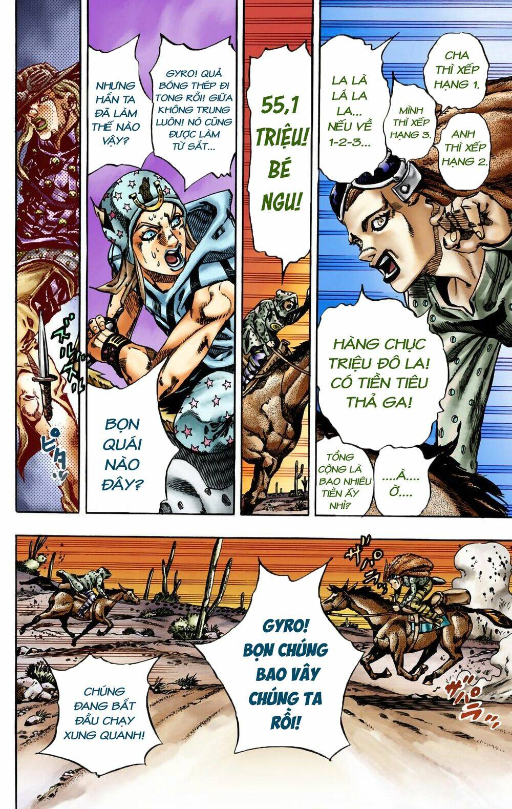 cuộc phiêu lưu bí ẩn phần 7: steel ball run chapter 16: - sa mạc không luật pháp (phần 2) - Next chapter 17: - sa mạc không luật pháp (phần 3)