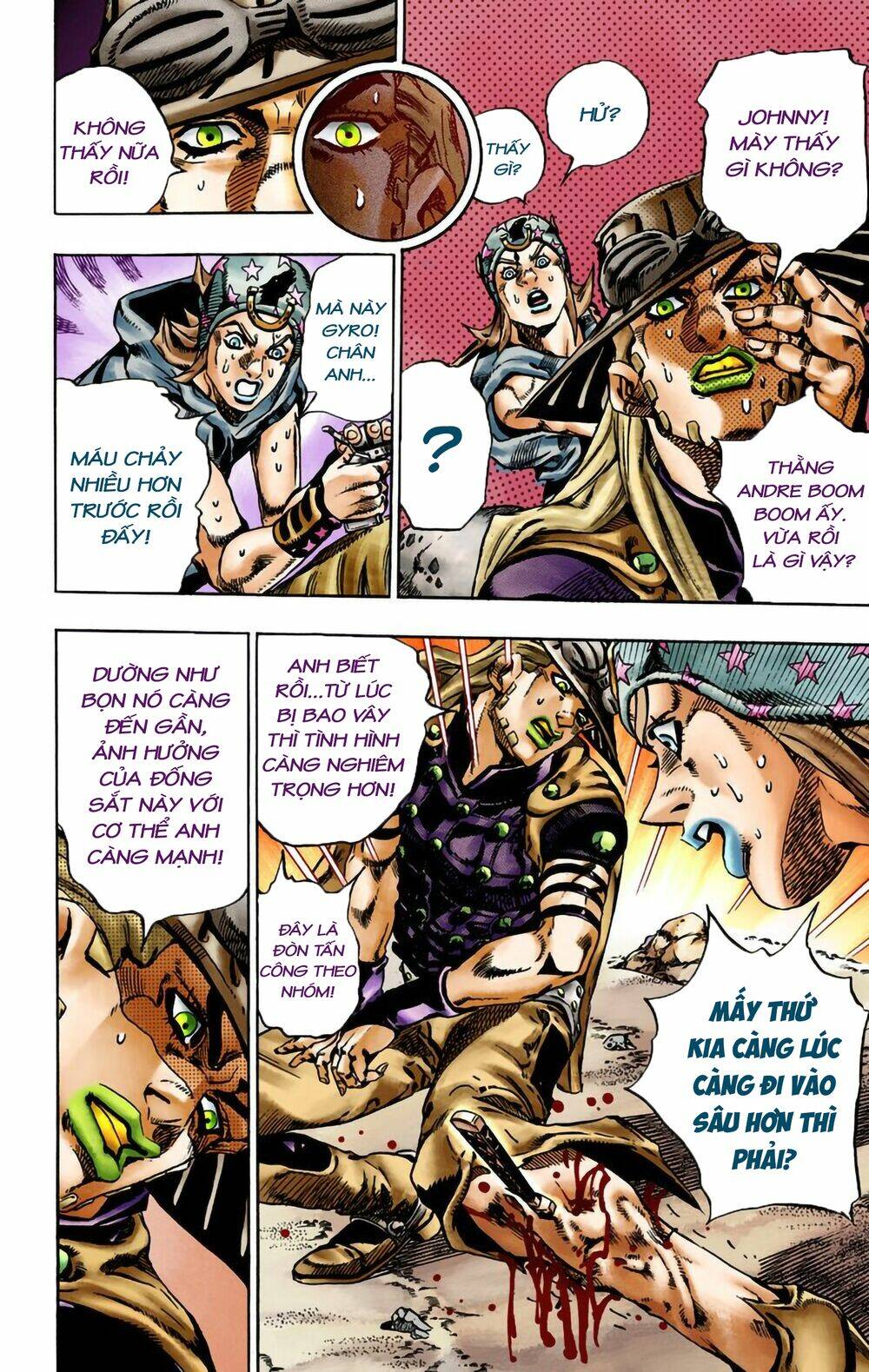 cuộc phiêu lưu bí ẩn phần 7: steel ball run chapter 16: - sa mạc không luật pháp (phần 2) - Next chapter 17: - sa mạc không luật pháp (phần 3)