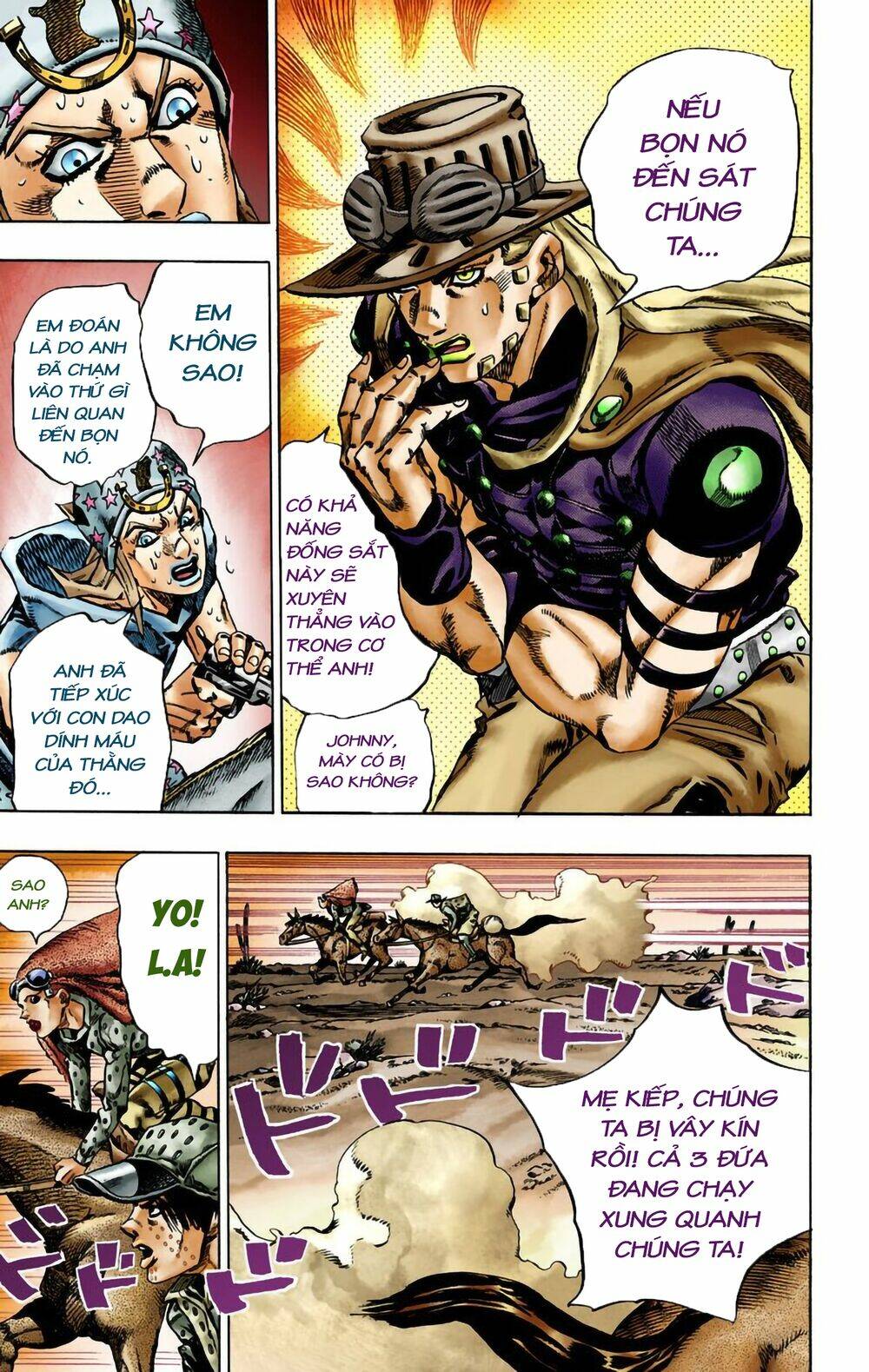 cuộc phiêu lưu bí ẩn phần 7: steel ball run chapter 16: - sa mạc không luật pháp (phần 2) - Next chapter 17: - sa mạc không luật pháp (phần 3)