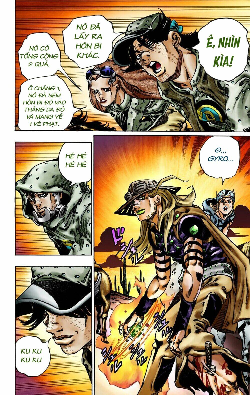 cuộc phiêu lưu bí ẩn phần 7: steel ball run chapter 16: - sa mạc không luật pháp (phần 2) - Next chapter 17: - sa mạc không luật pháp (phần 3)