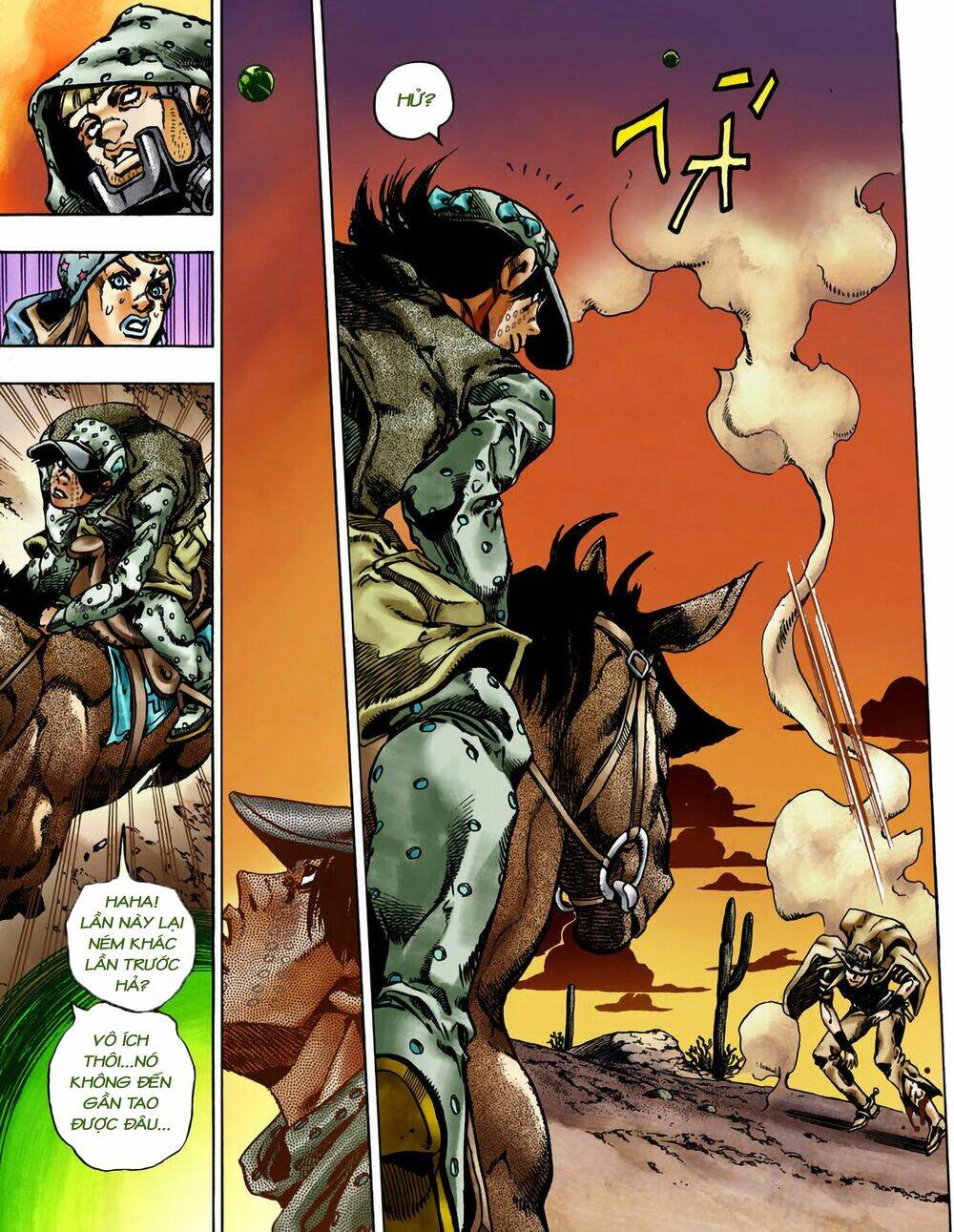 cuộc phiêu lưu bí ẩn phần 7: steel ball run chapter 16: - sa mạc không luật pháp (phần 2) - Next chapter 17: - sa mạc không luật pháp (phần 3)