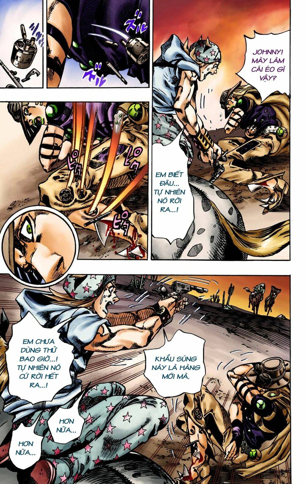 cuộc phiêu lưu bí ẩn phần 7: steel ball run chapter 16: - sa mạc không luật pháp (phần 2) - Next chapter 17: - sa mạc không luật pháp (phần 3)