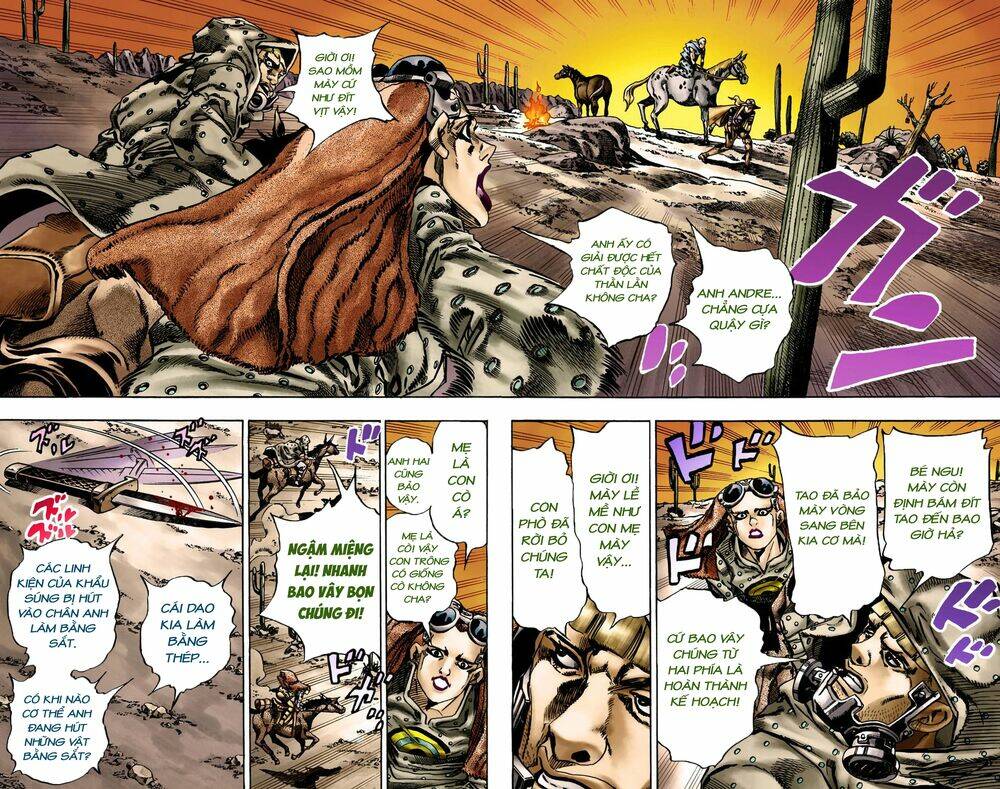 cuộc phiêu lưu bí ẩn phần 7: steel ball run chapter 16: - sa mạc không luật pháp (phần 2) - Next chapter 17: - sa mạc không luật pháp (phần 3)