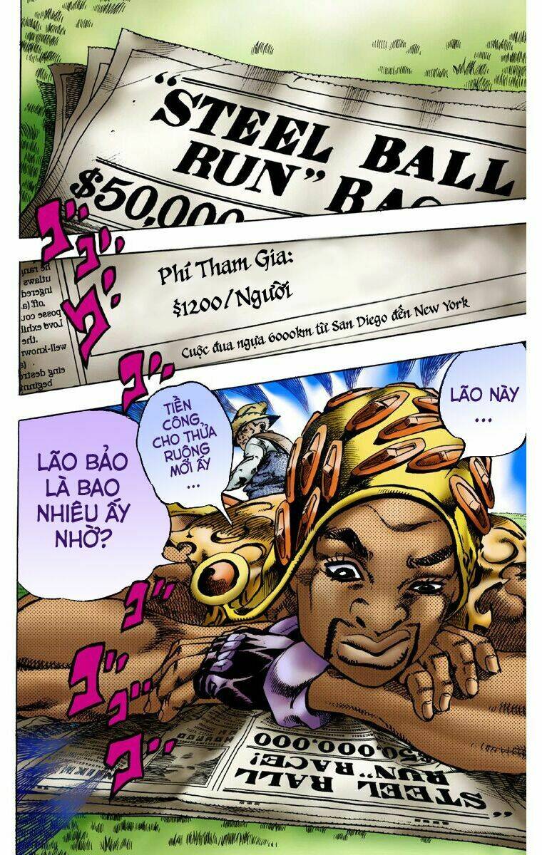 cuộc phiêu lưu bí ẩn phần 7: steel ball run chapter 2 - Next chapter 3