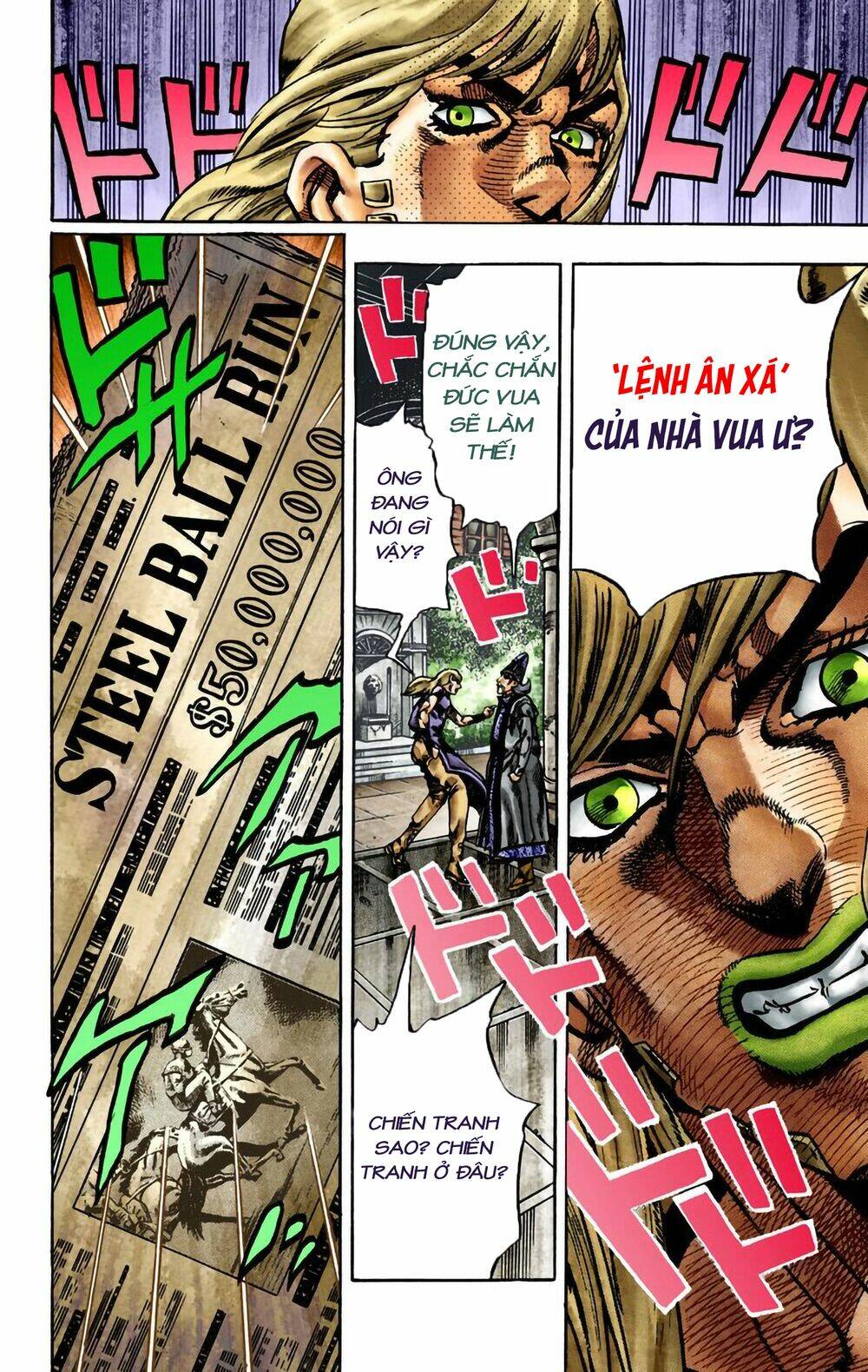 cuộc phiêu lưu bí ẩn phần 7: steel ball run chapter 21: nhiệm vụ của gyro zeppeli (phần 2) - Next chapter 22: - kẻ khủng bố từ vương quốc xa xôi (phần 1)