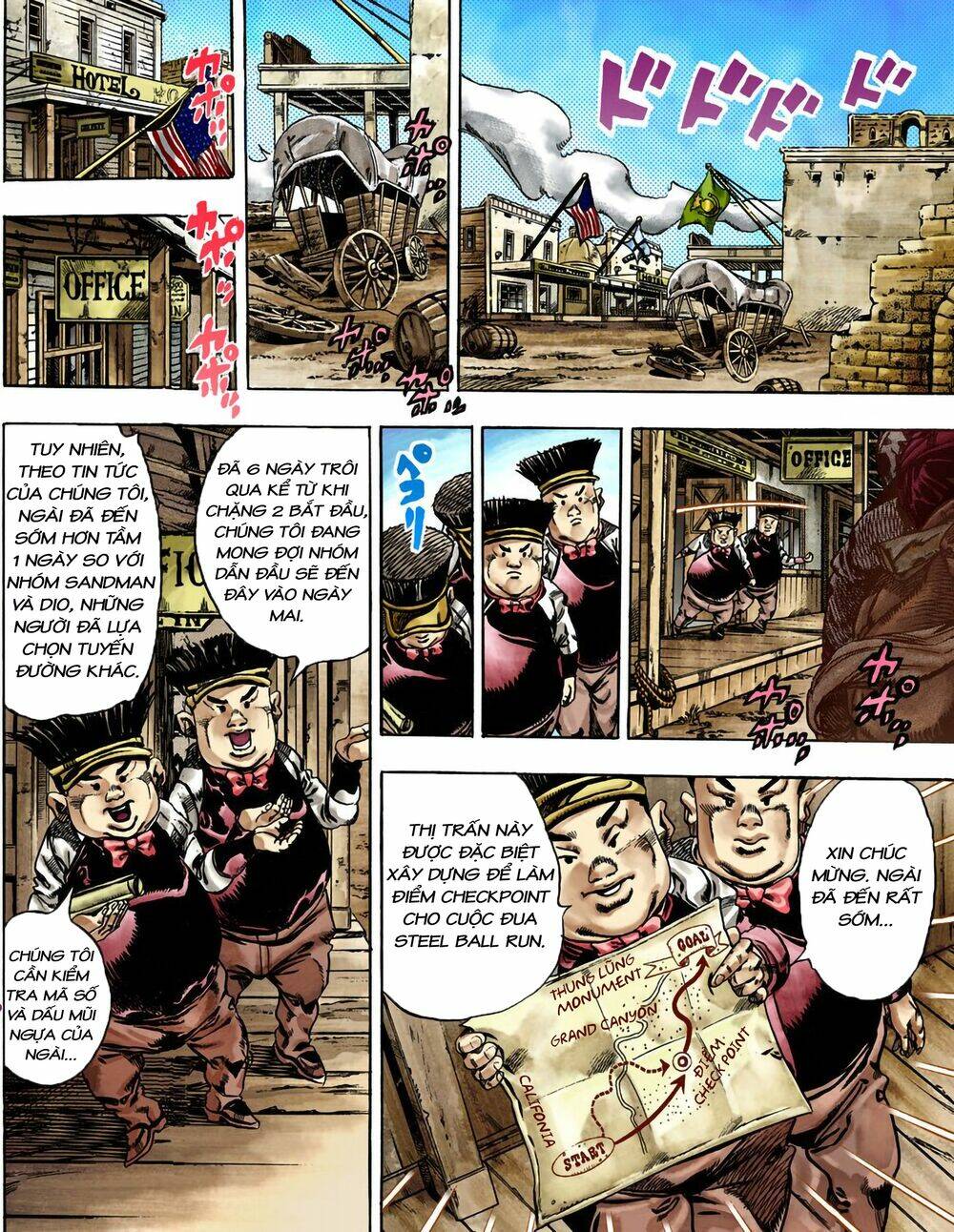 cuộc phiêu lưu bí ẩn phần 7: steel ball run chapter 21: nhiệm vụ của gyro zeppeli (phần 2) - Next chapter 22: - kẻ khủng bố từ vương quốc xa xôi (phần 1)