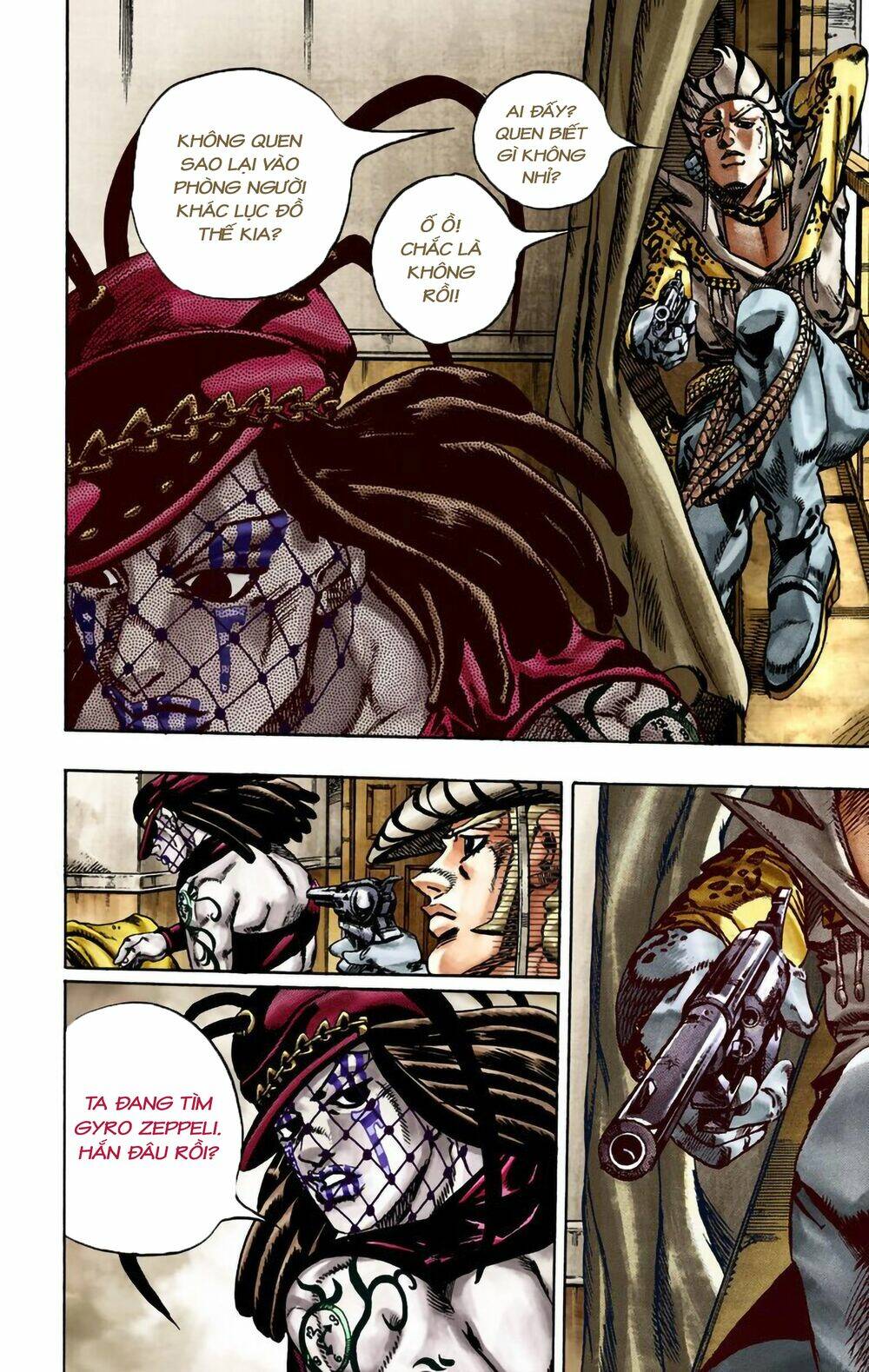 cuộc phiêu lưu bí ẩn phần 7: steel ball run chapter 21: nhiệm vụ của gyro zeppeli (phần 2) - Next chapter 22: - kẻ khủng bố từ vương quốc xa xôi (phần 1)