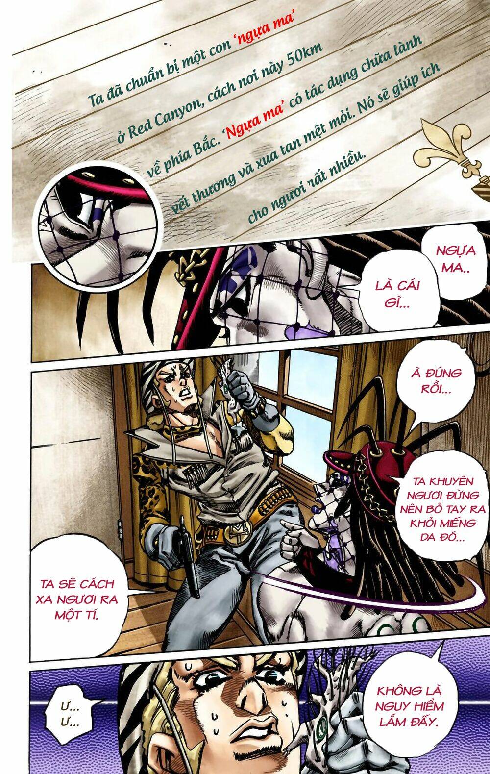 cuộc phiêu lưu bí ẩn phần 7: steel ball run chapter 21: nhiệm vụ của gyro zeppeli (phần 2) - Next chapter 22: - kẻ khủng bố từ vương quốc xa xôi (phần 1)