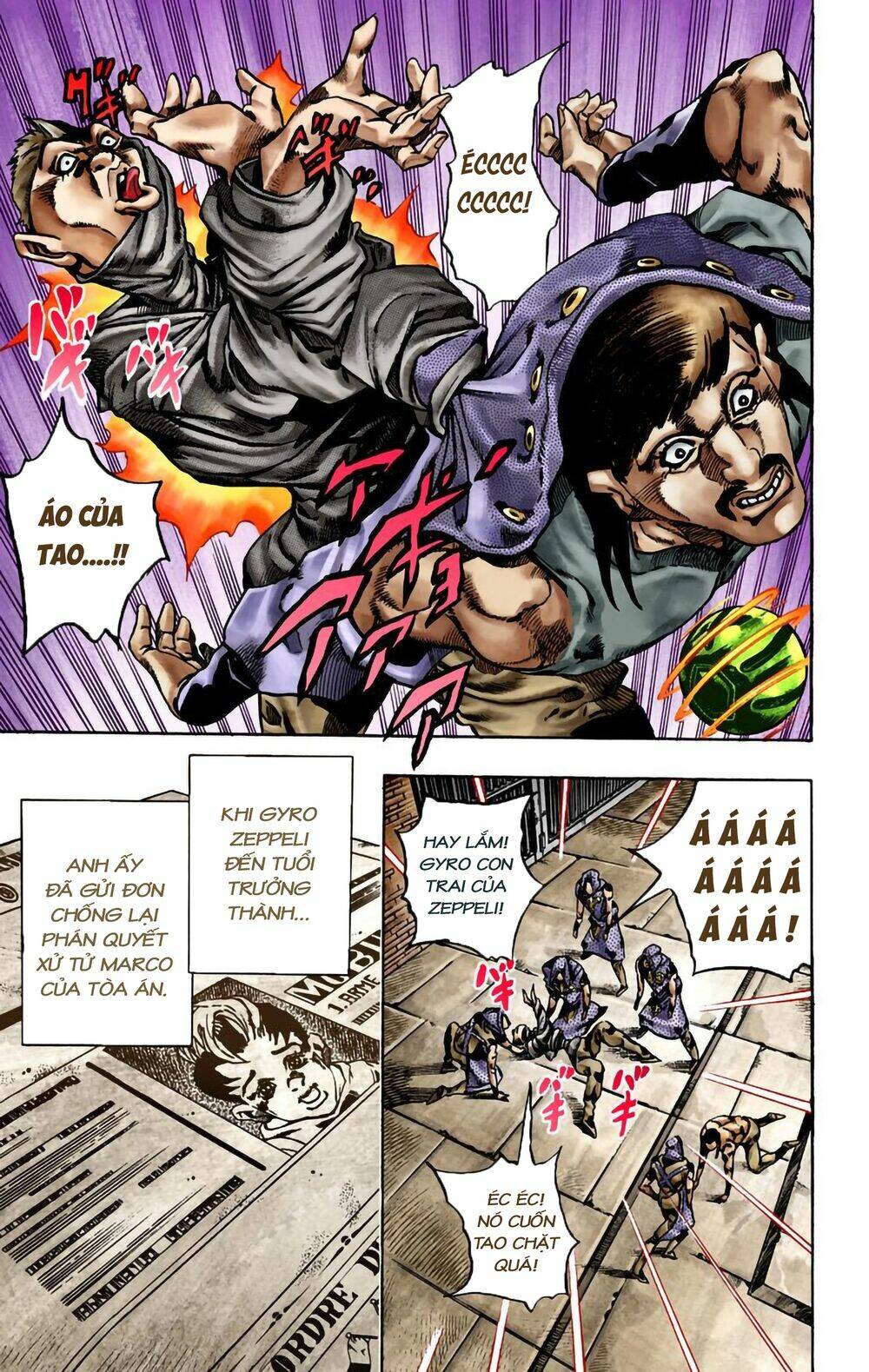 cuộc phiêu lưu bí ẩn phần 7: steel ball run chapter 21: nhiệm vụ của gyro zeppeli (phần 2) - Next chapter 22: - kẻ khủng bố từ vương quốc xa xôi (phần 1)