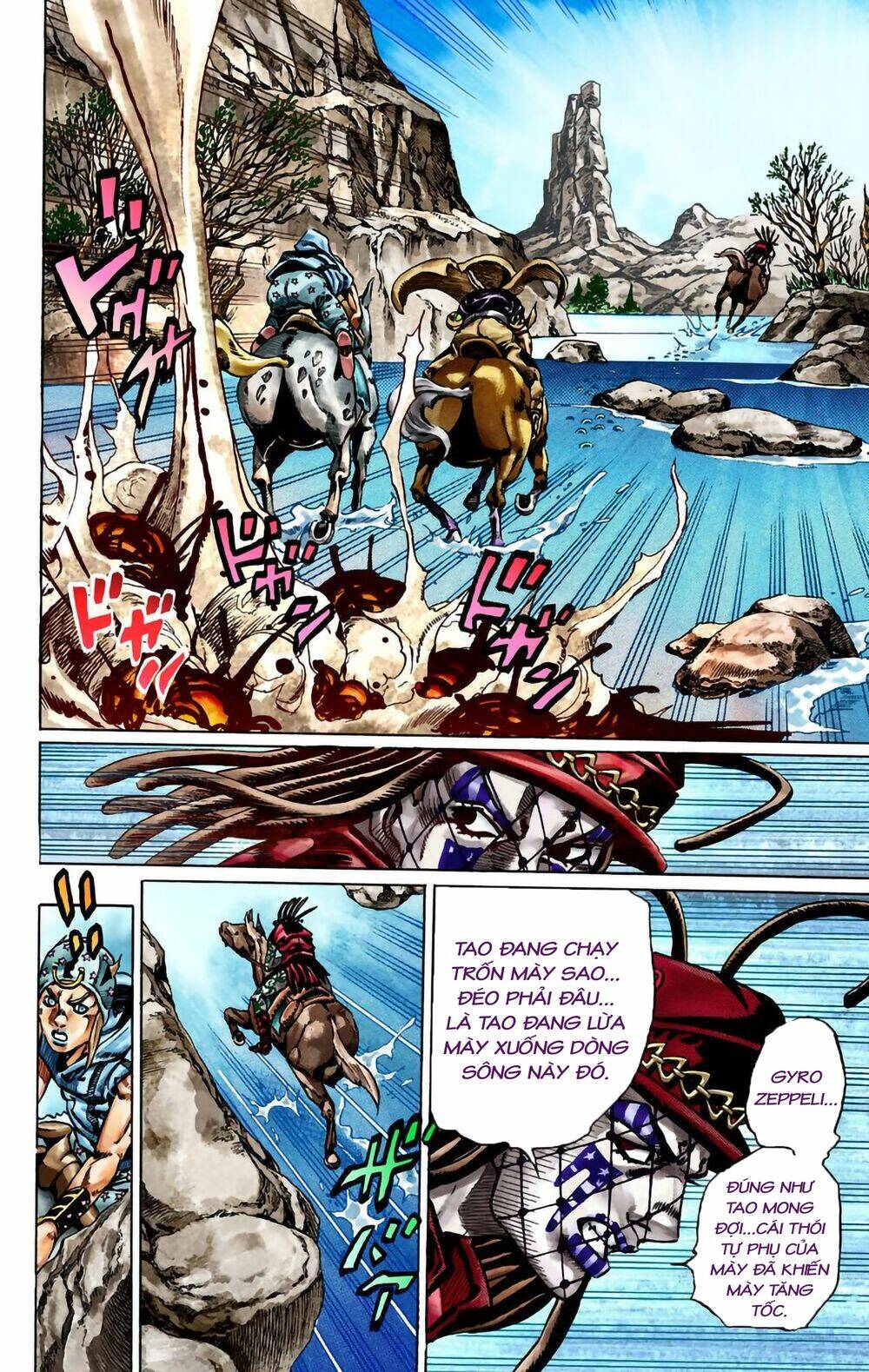 cuộc phiêu lưu bí ẩn phần 7: steel ball run chapter 23: - kẻ khủng bố từ vương quốc xa xôi (phần 2) - Next chapter 24: - interlude