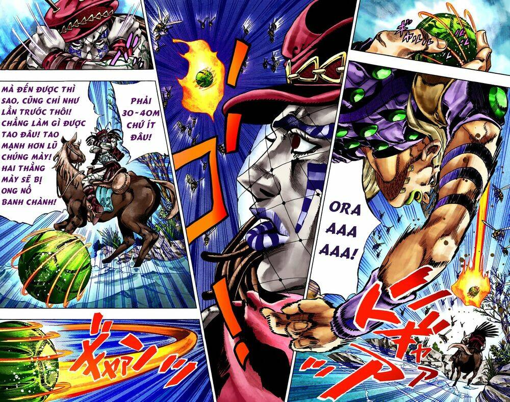 cuộc phiêu lưu bí ẩn phần 7: steel ball run chapter 23: - kẻ khủng bố từ vương quốc xa xôi (phần 2) - Next chapter 24: - interlude