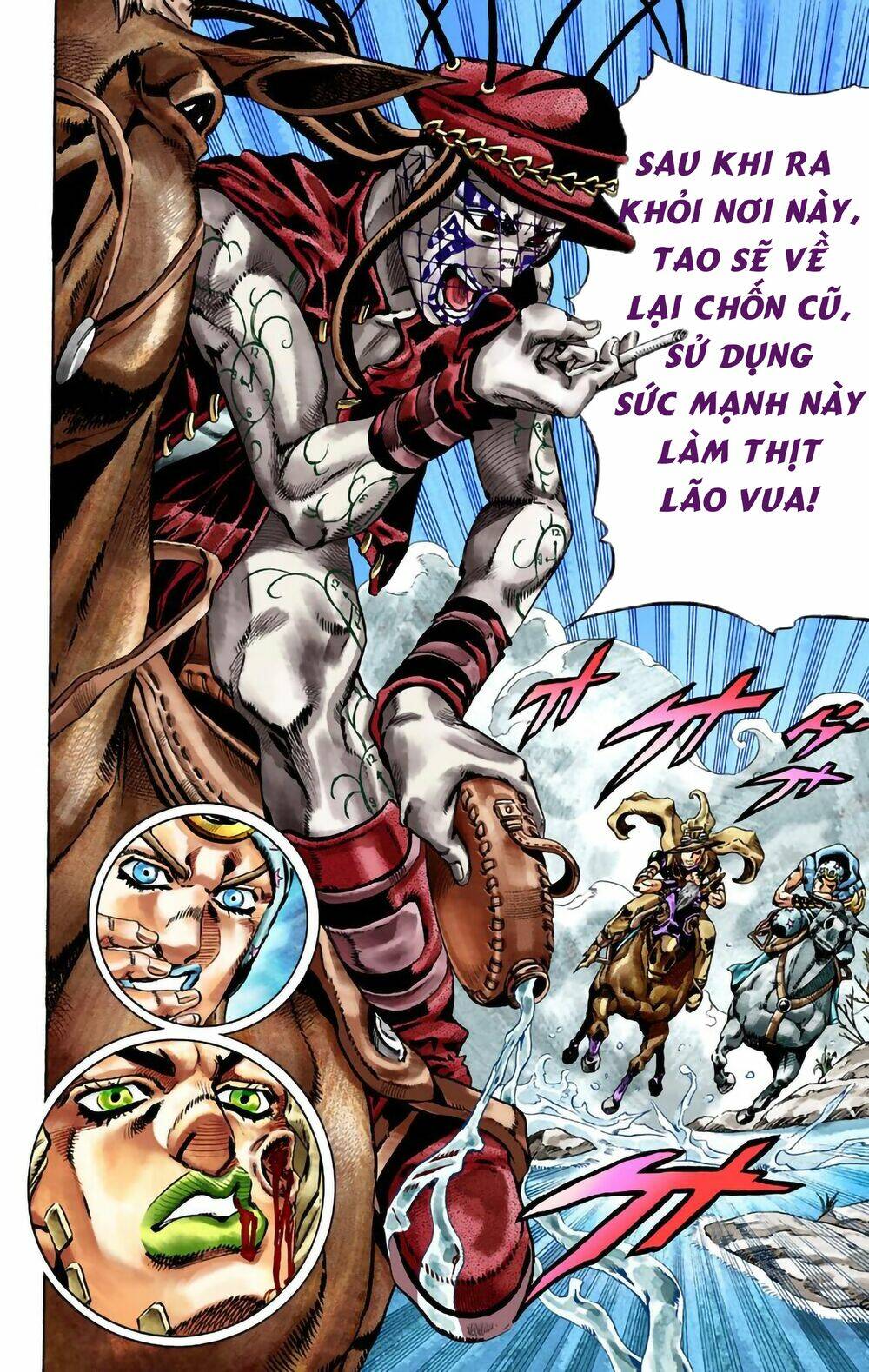 cuộc phiêu lưu bí ẩn phần 7: steel ball run chapter 23: - kẻ khủng bố từ vương quốc xa xôi (phần 2) - Next chapter 24: - interlude