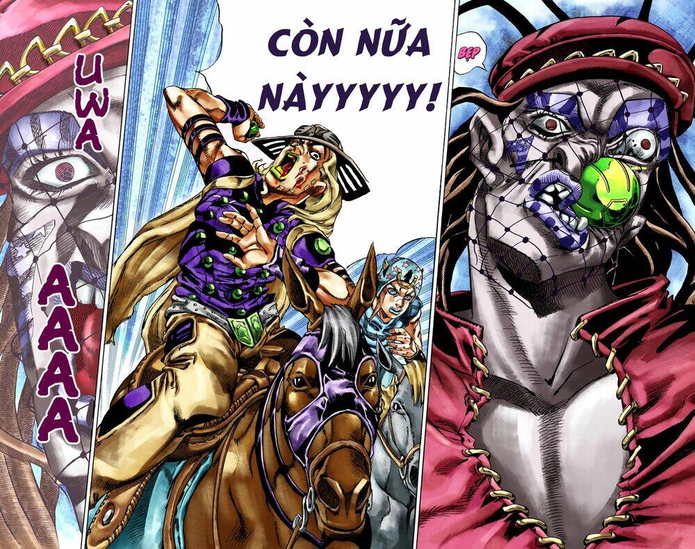 cuộc phiêu lưu bí ẩn phần 7: steel ball run chapter 23: - kẻ khủng bố từ vương quốc xa xôi (phần 2) - Next chapter 24: - interlude