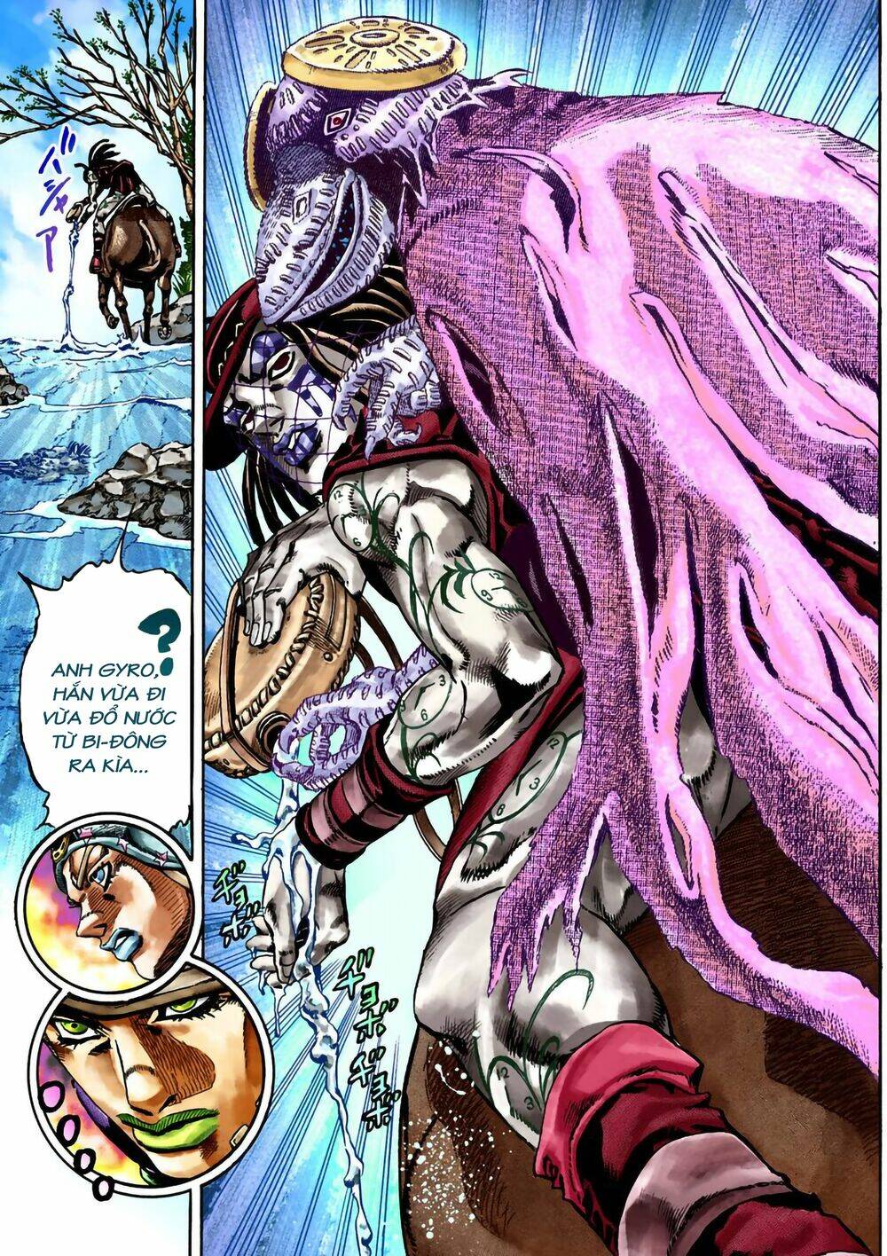 cuộc phiêu lưu bí ẩn phần 7: steel ball run chapter 23: - kẻ khủng bố từ vương quốc xa xôi (phần 2) - Next chapter 24: - interlude