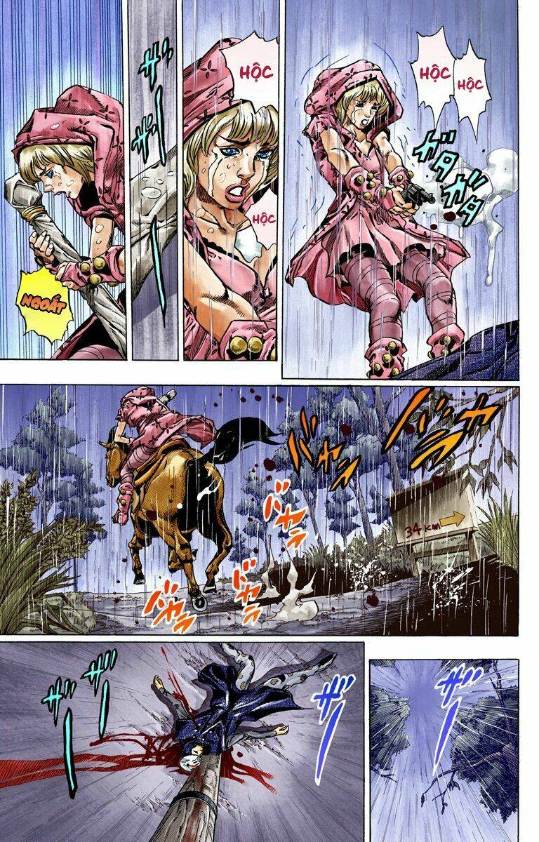 cuộc phiêu lưu bí ẩn phần 7: steel ball run chapter 38: catch the rainbow phần 1 - Next Chapter 39