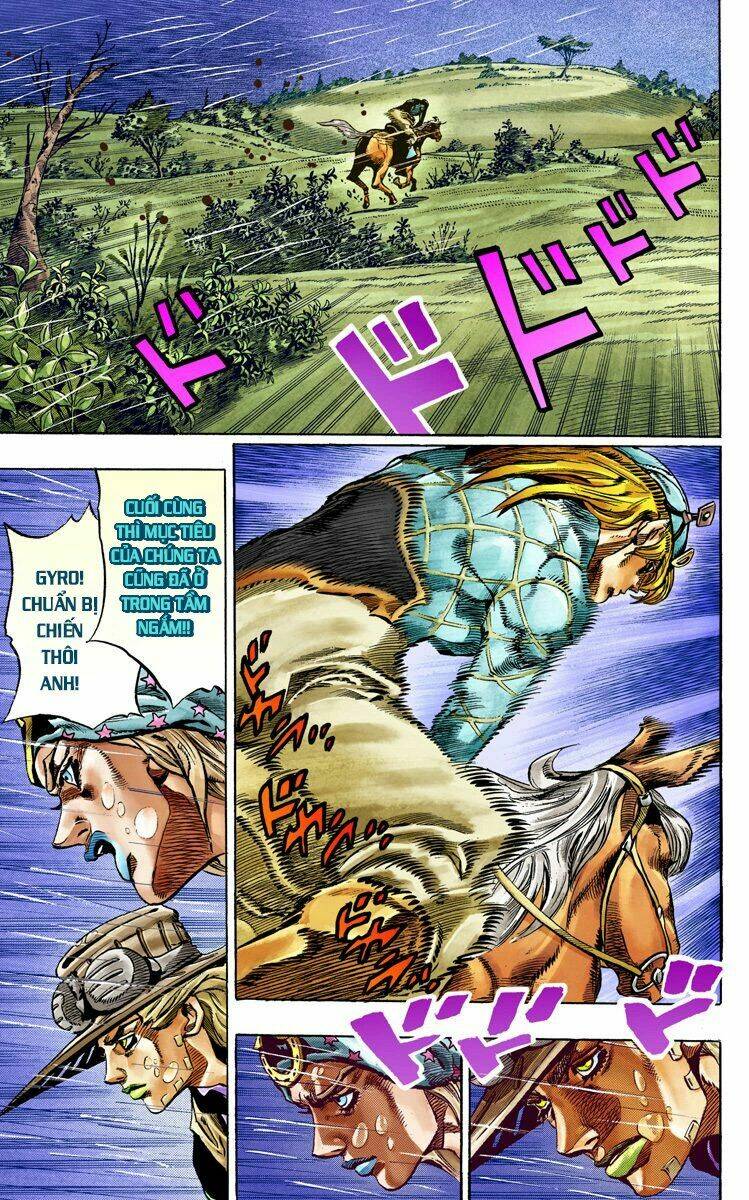 cuộc phiêu lưu bí ẩn phần 7: steel ball run chapter 38: catch the rainbow phần 1 - Next Chapter 39