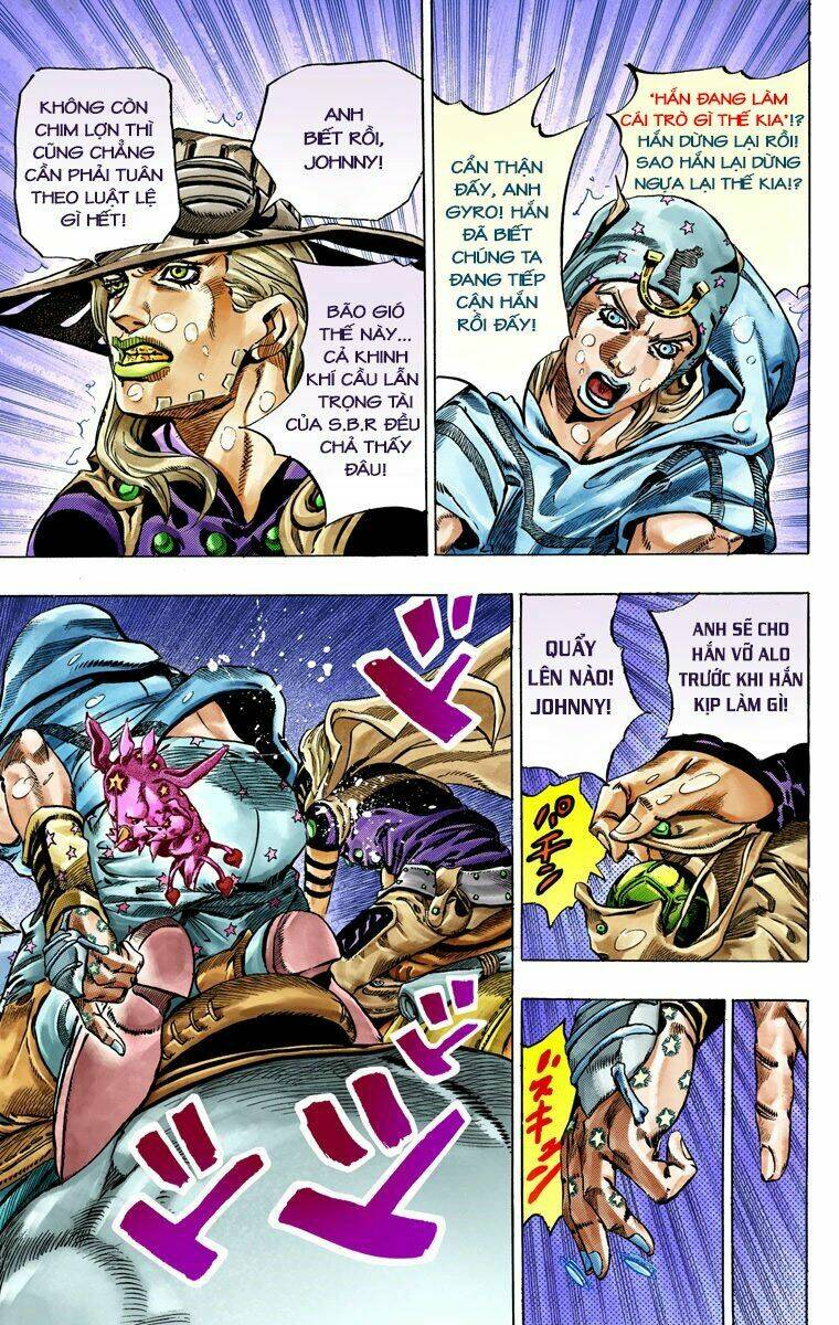 cuộc phiêu lưu bí ẩn phần 7: steel ball run chapter 38: catch the rainbow phần 1 - Next Chapter 39